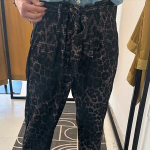Leopard Paperbag Pants