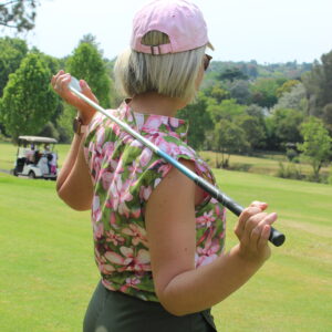 Fairway Blossom Sleeveless Golf Polo